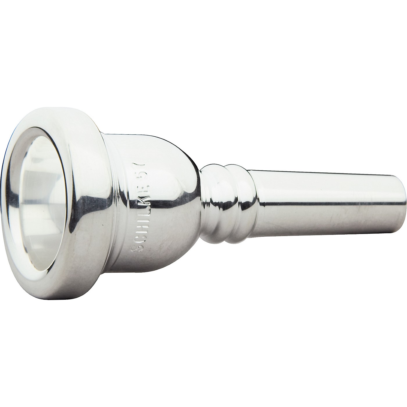 Schilke Standard Large Shank Trombone Mouthpiece in Silver 57 Silver