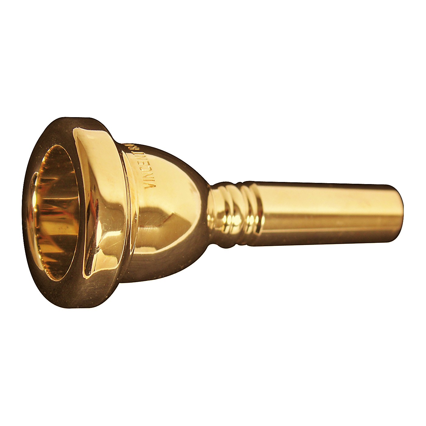 Bach Standard Series Large Shank Trombone Mouthpiece in Gold thumbnail