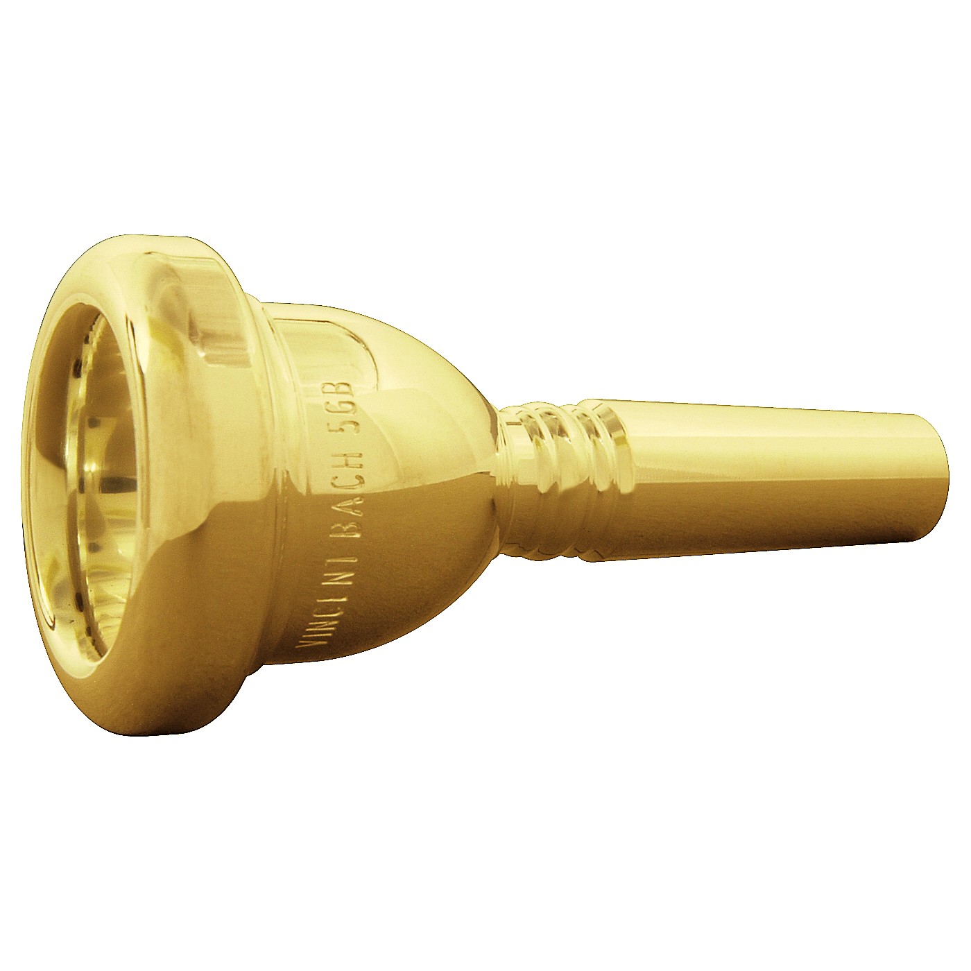 Bach Standard Series Large Shank Trombone Mouthpiece in Gold Woodwind