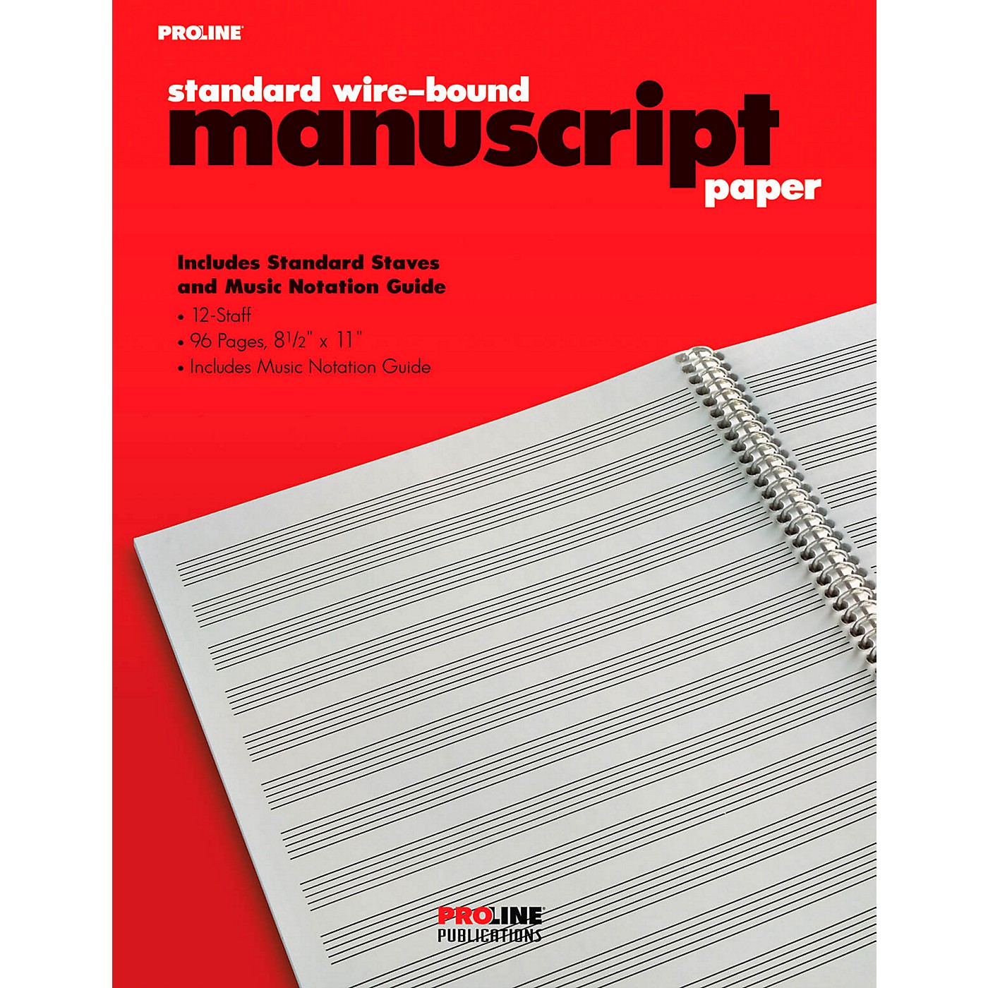 Proline Standard Wire-Bound Manuscript Paper Pad thumbnail