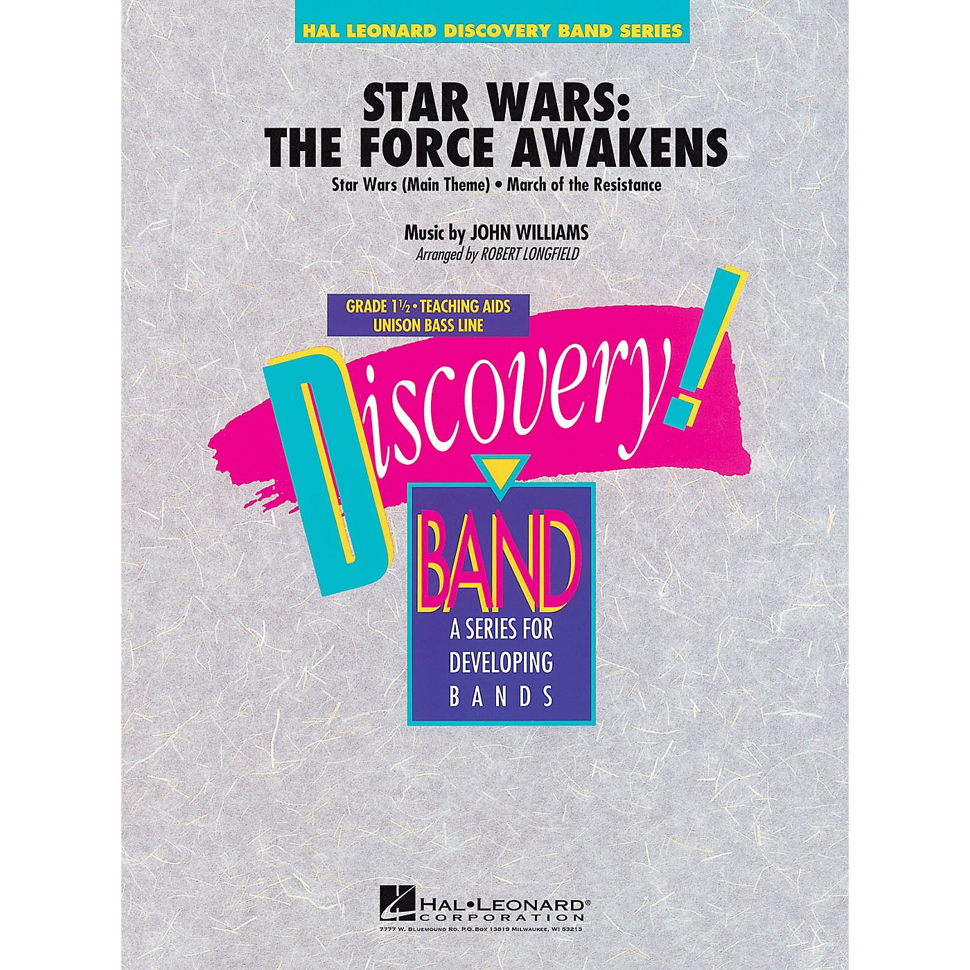 Hal Leonard Star Wars: The Force Awakens Full Score Concert Band thumbnail