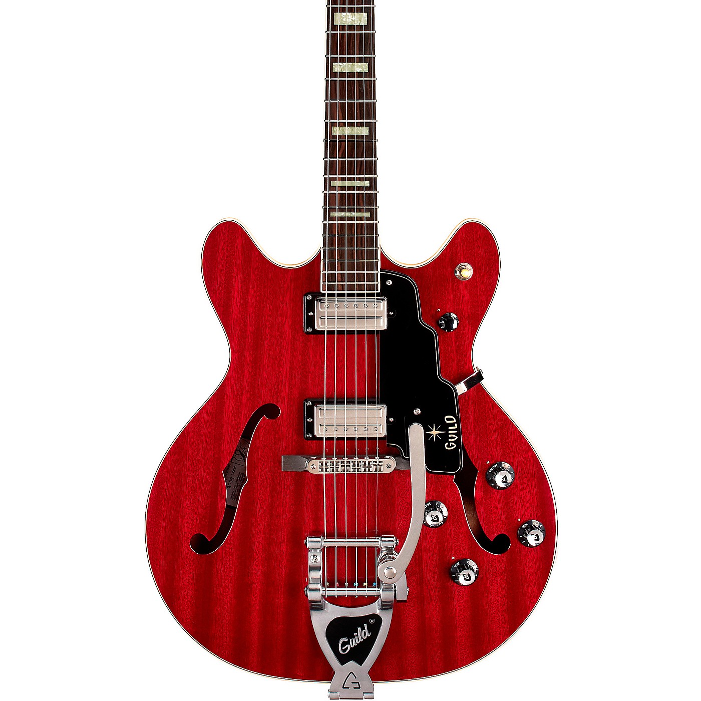 Guild Starfire V Hollowbody Archtop Electric Guitar with Guild Vibrato Tailpiece thumbnail