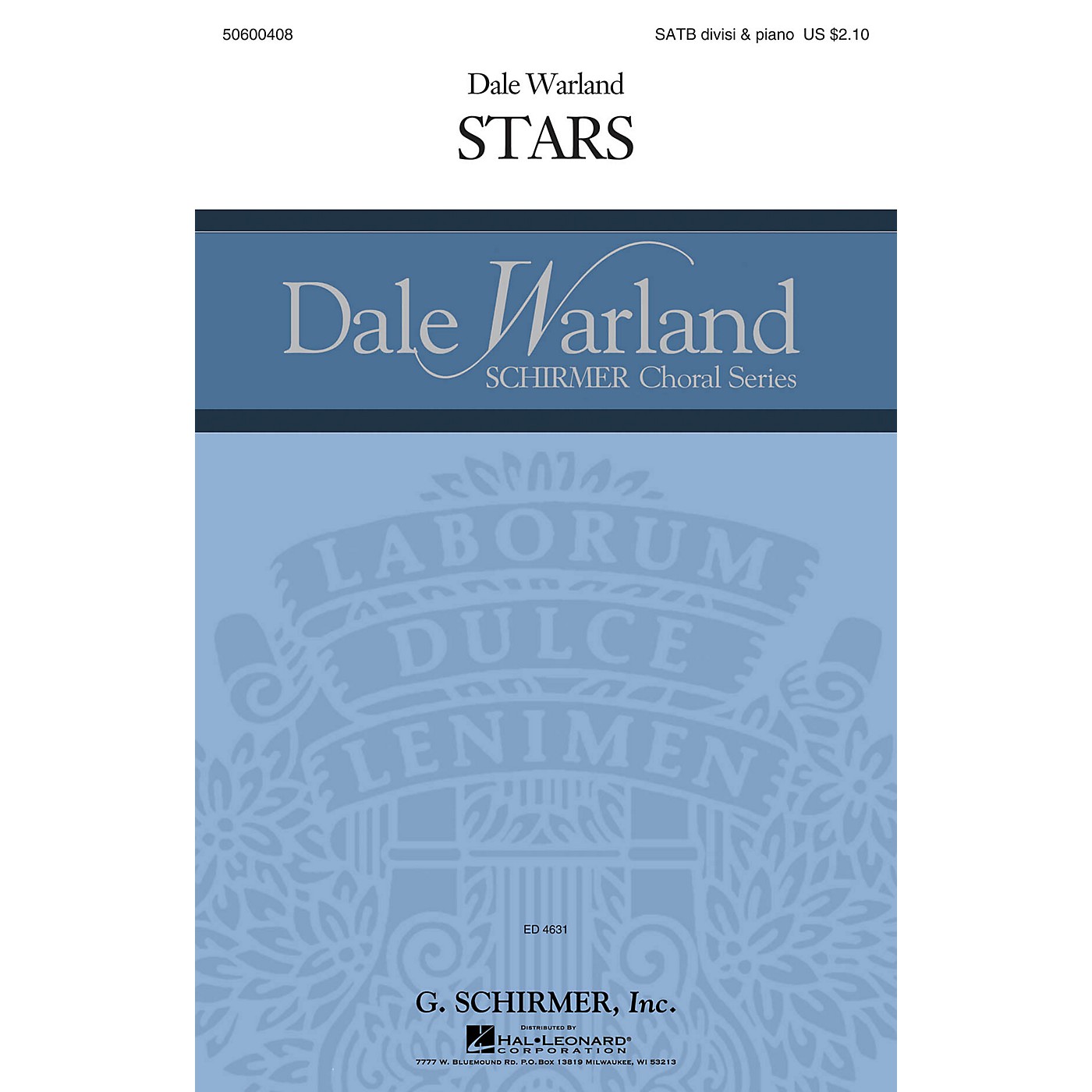 G. Schirmer Stars (Dale Warland Choral Series) SATB composed by Dale Warland thumbnail
