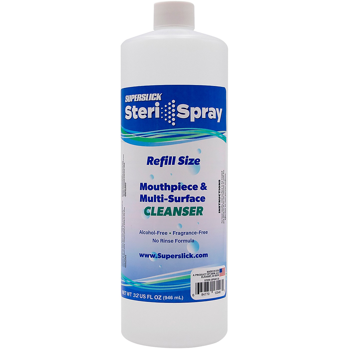 Superslick Steri-Spray Bulk Refill Bottle 32 oz. thumbnail