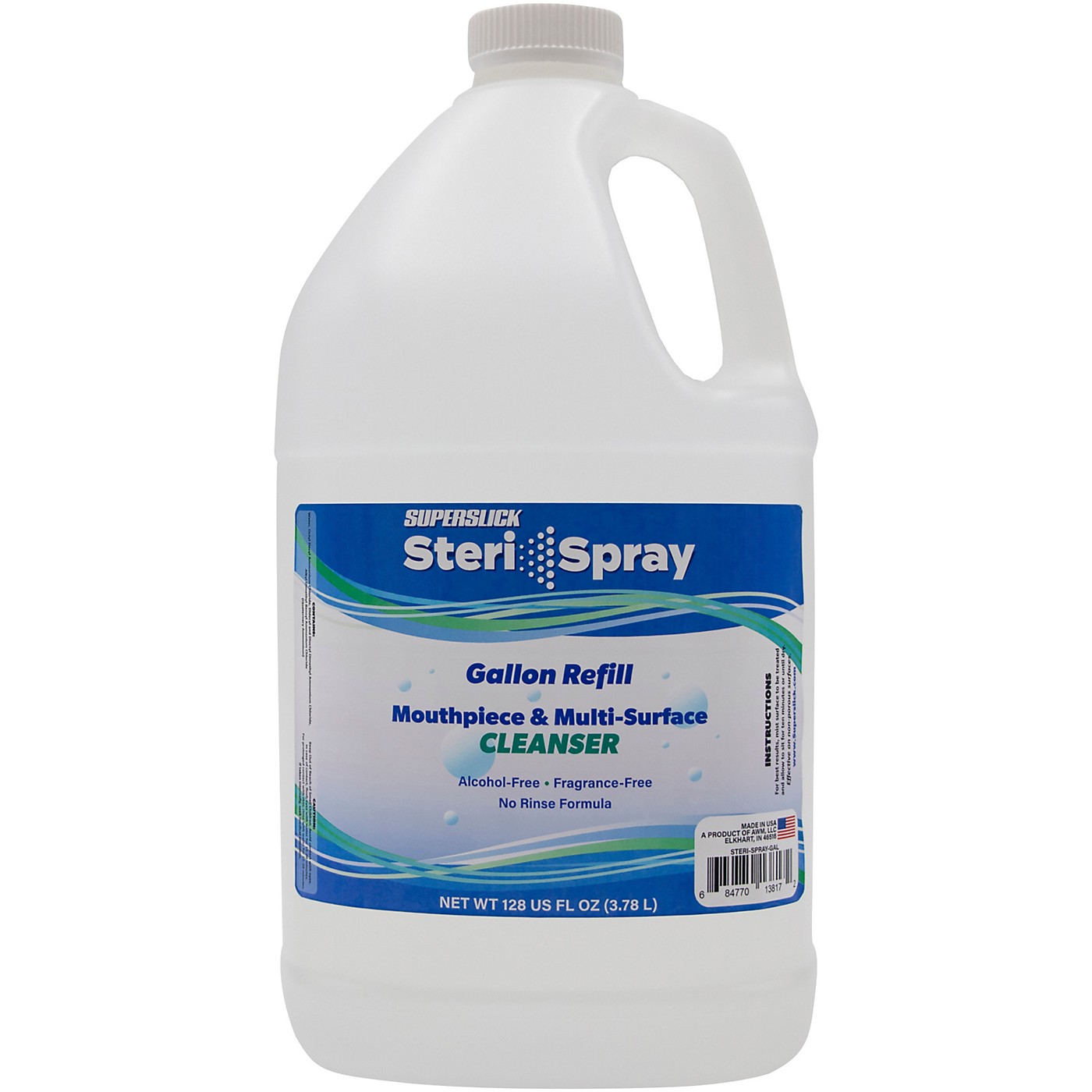 Superslick Steri-Spray Mouthpiece & Multi-Surface Cleanser Refill, 128 oz. (3.79 L) thumbnail