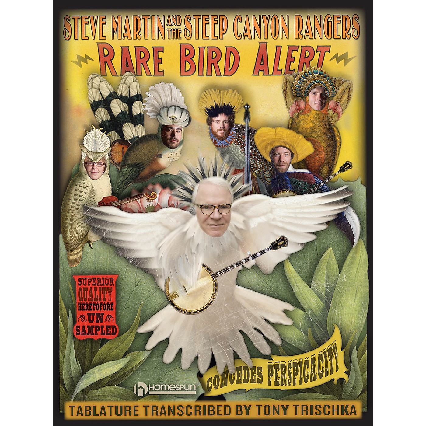 Homespun Steve Martin Rare Bird Alert Tablature Book thumbnail
