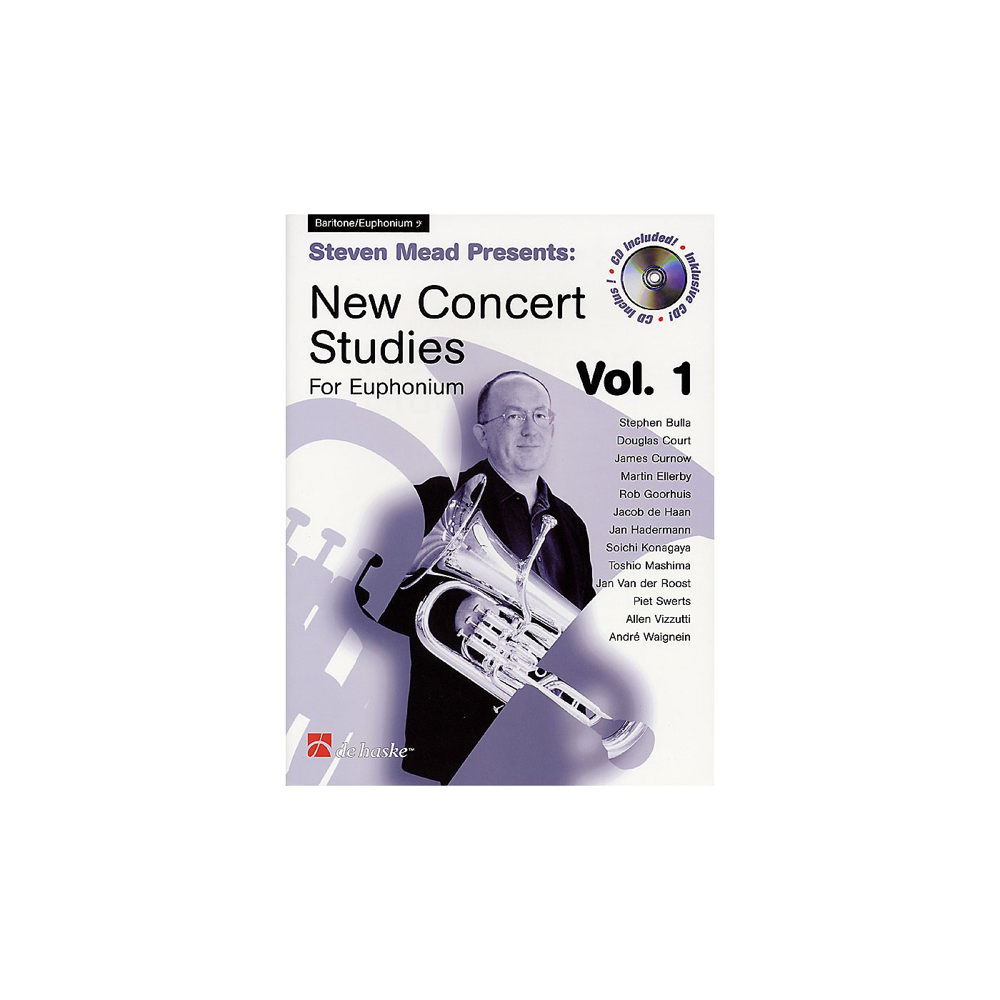 Hal Leonard Steven Mead Presents: New Concert Studies for Euphonium De Haske Play-Along Book BK/CD by Steven Mead thumbnail