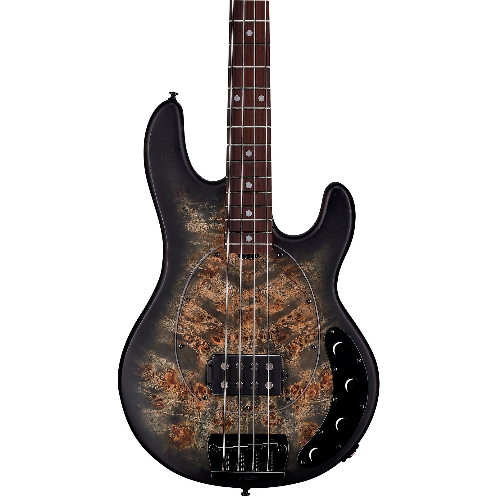 Sterling by Music Man Sterling by Music Man StingRay Ray34 Burl Top  Rosewood Fingerboard Electric Bass