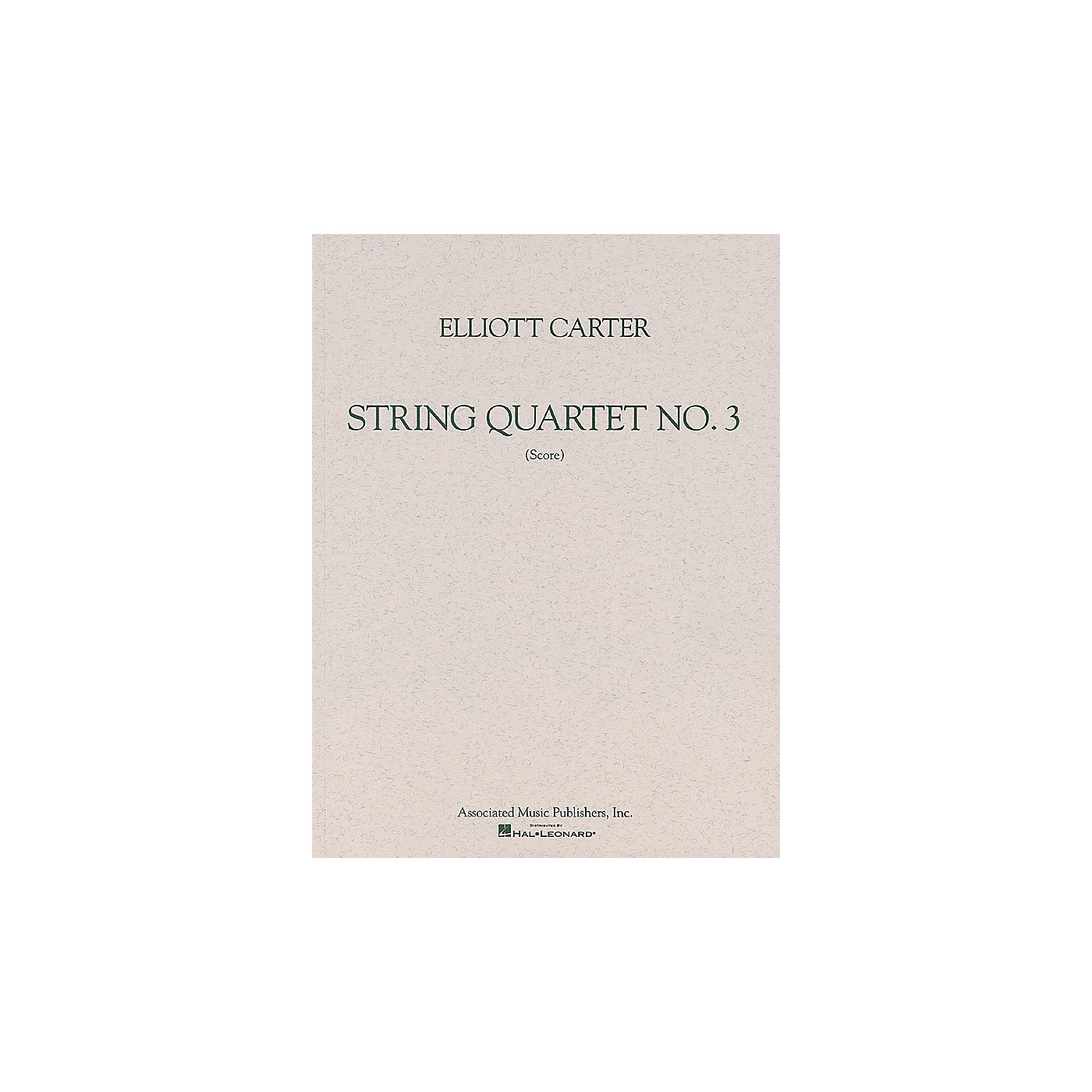 Associated String Quartet No. 3 (1971) (Study Score) Study Score Series Composed by Elliott Carter thumbnail