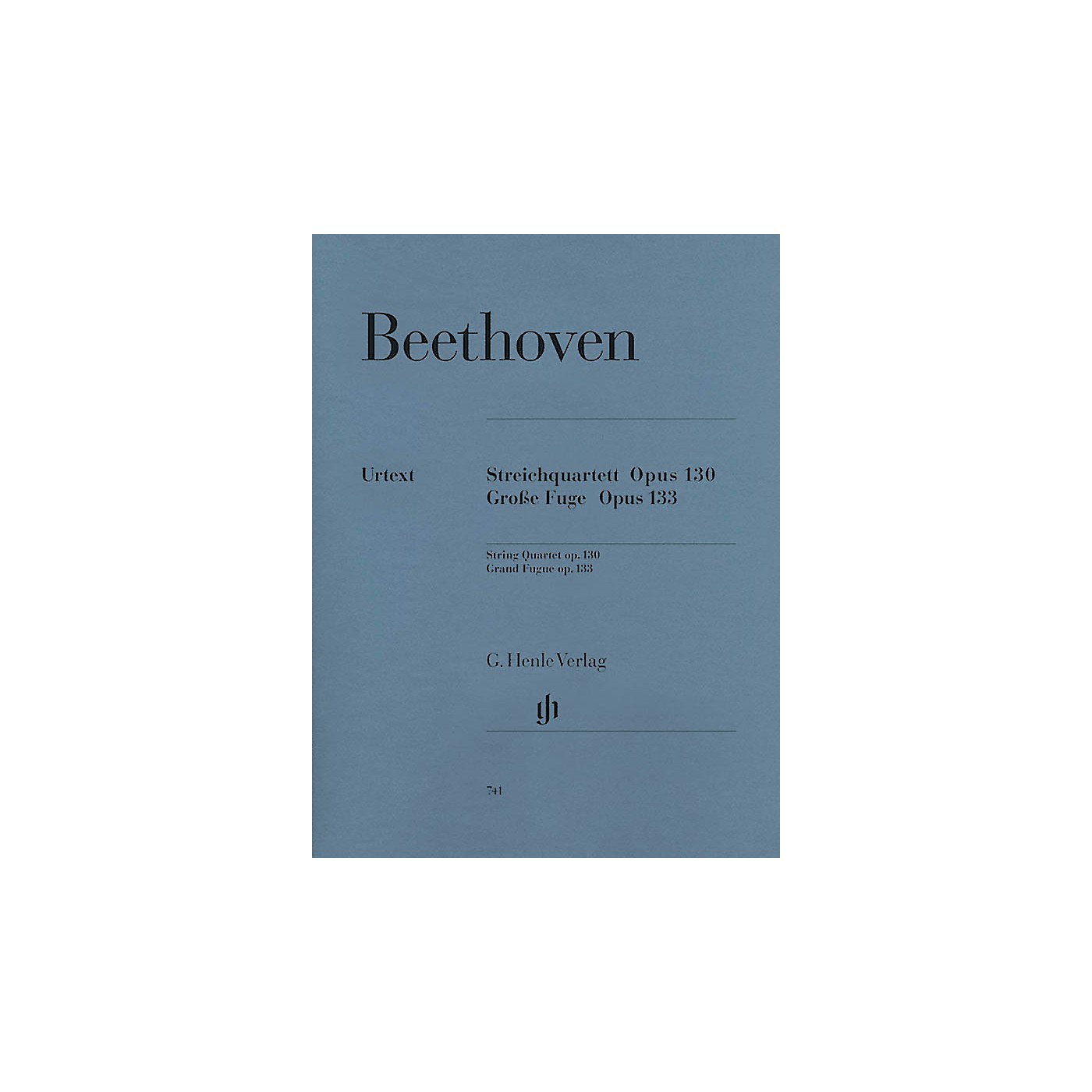 G. Henle Verlag String Quartet in B-flat Major, Op. 130 and Great Fugue, Op. 133 Henle Music by Ludwig van Beethoven thumbnail