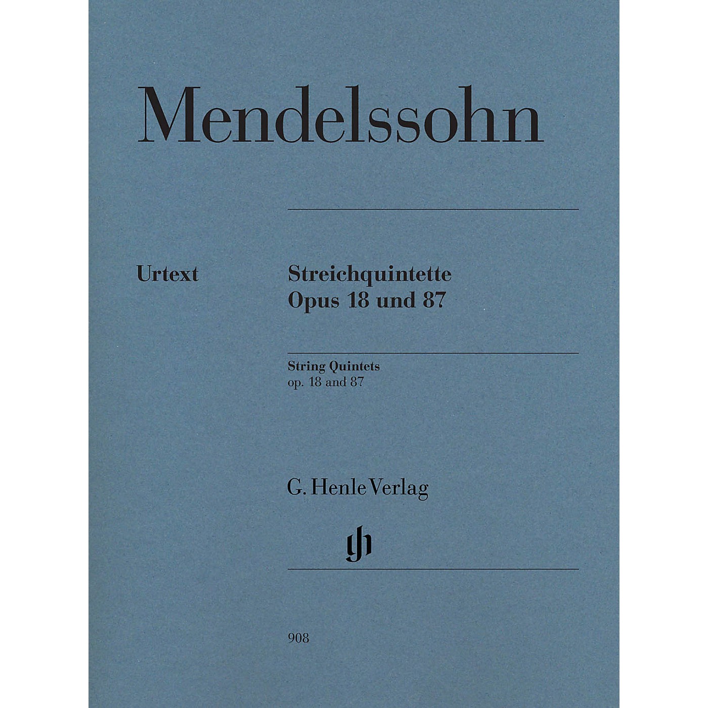 G. Henle Verlag String Quintets Op. 18 and 87 Henle Music Folios by Felix Mendelssohn Bartholdy Edited by Ernst Herttrich thumbnail