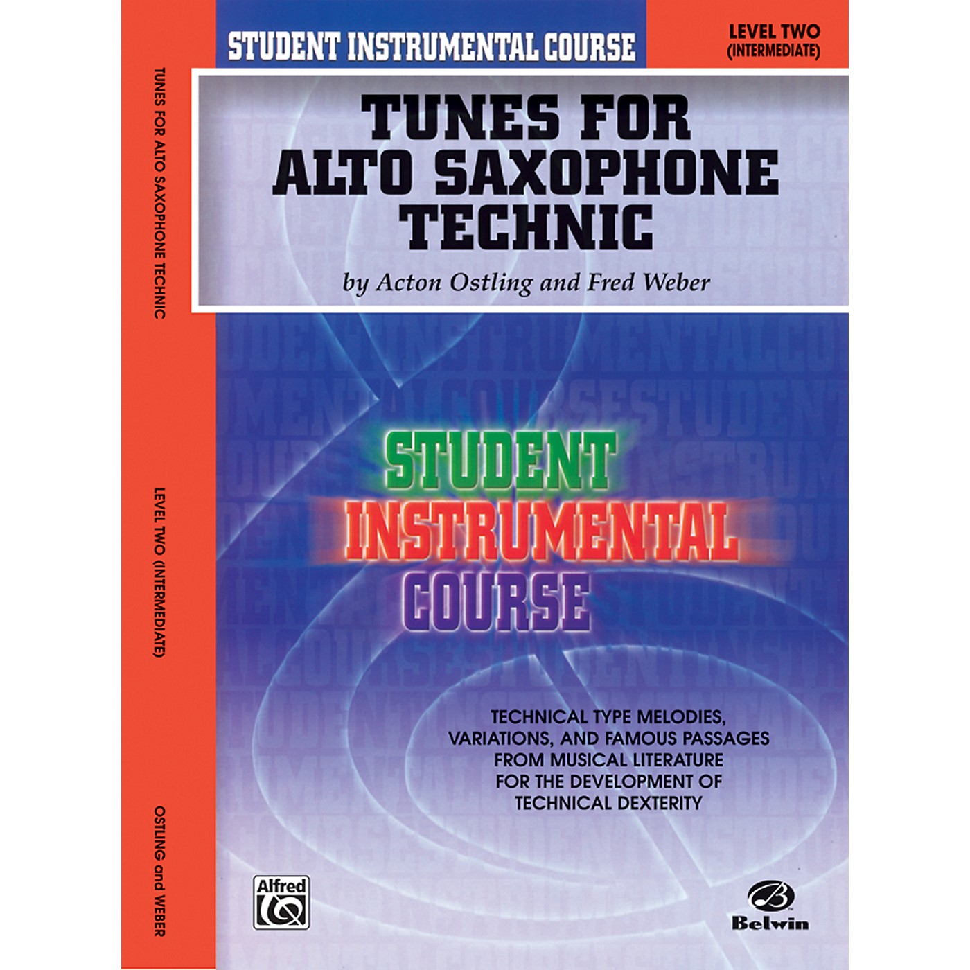 Alfred Student Instrumental Course Tunes for Alto Saxophone Technic Level II Book thumbnail