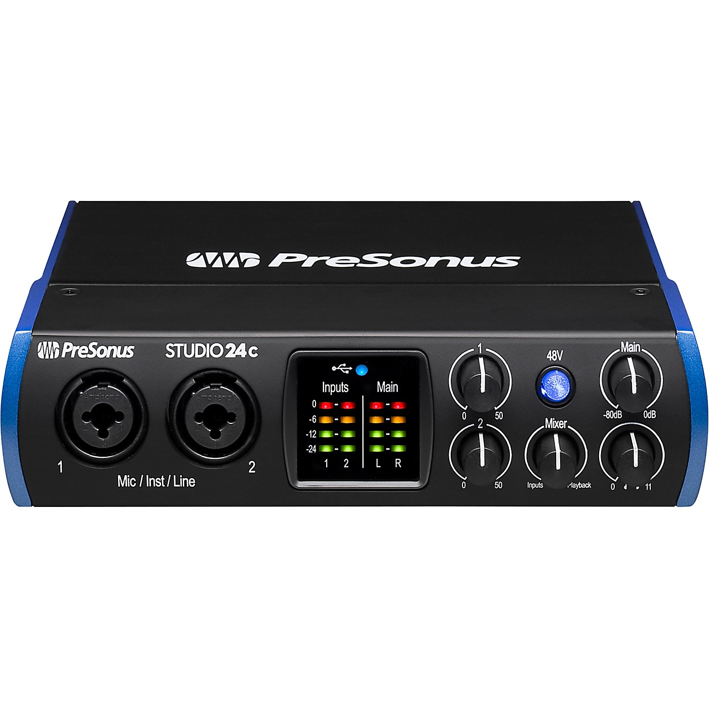 PreSonus Studio 24c USB-C 2x2 Audio/MIDI Interface thumbnail