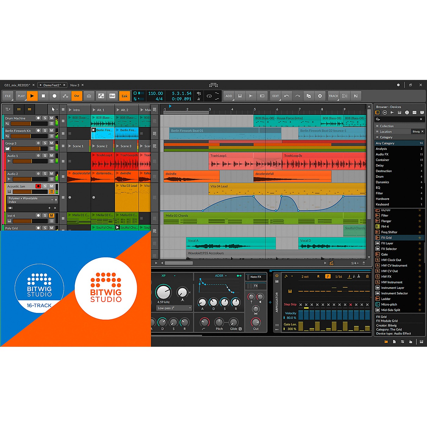 Bitwig Studio 4 DAW Software - Upgrade from 16 Track thumbnail