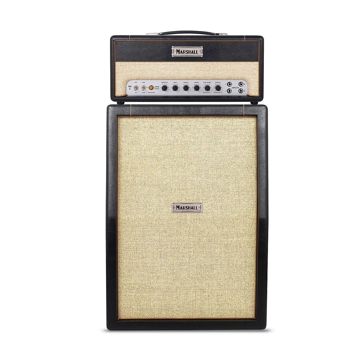 Marshall Studio JTM Tube Guitar Amp Stack With 2x12 Creamback