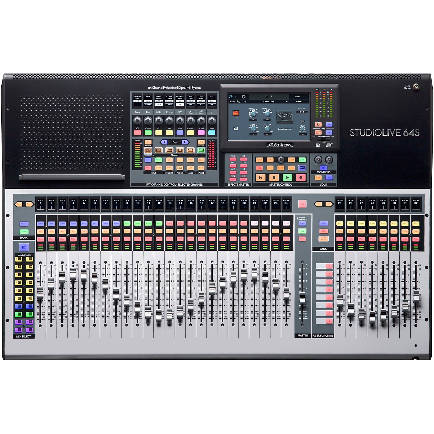 PreSonus StudioLive 64S 64-Channel Mixer With 43 Mix Busses, 33 Motorized Faders and 64x64 USB Interface thumbnail