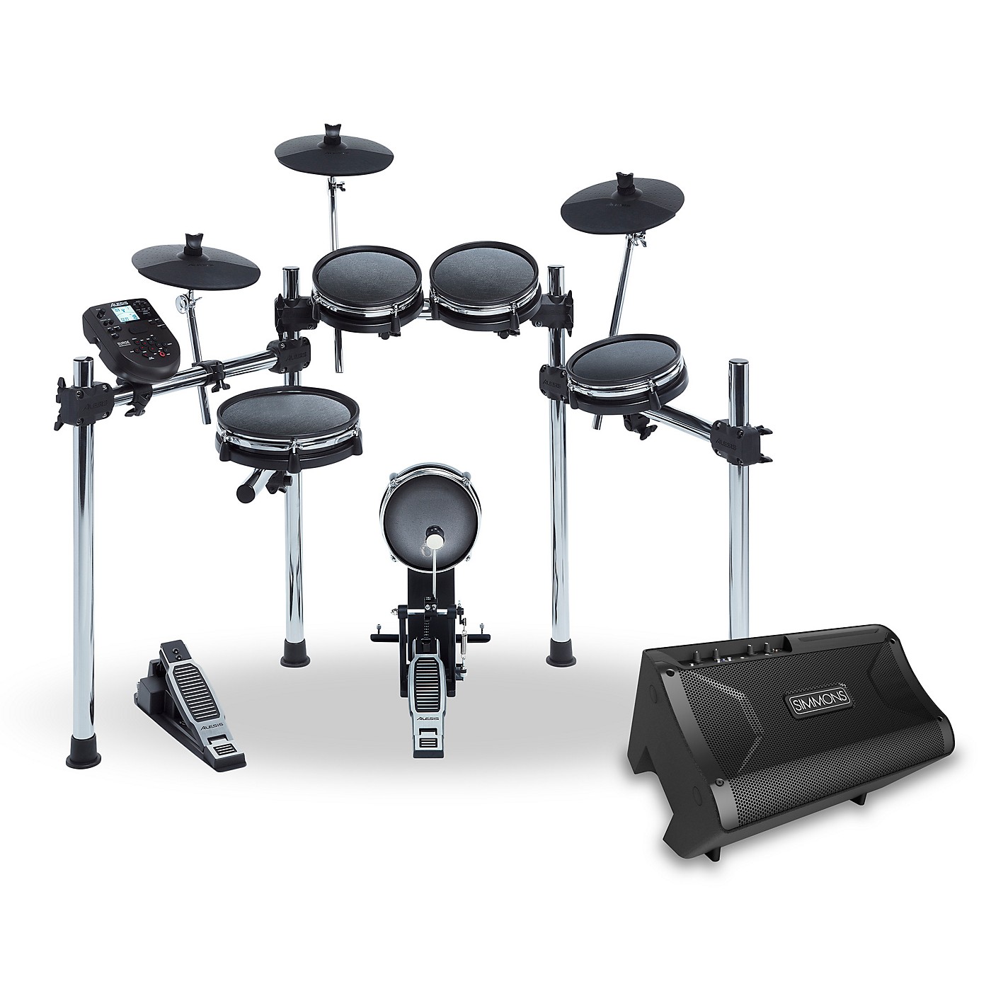Alesis Surge Mesh Electronic Drum Kit and Simmons DA2108 Drum Set Monitor thumbnail