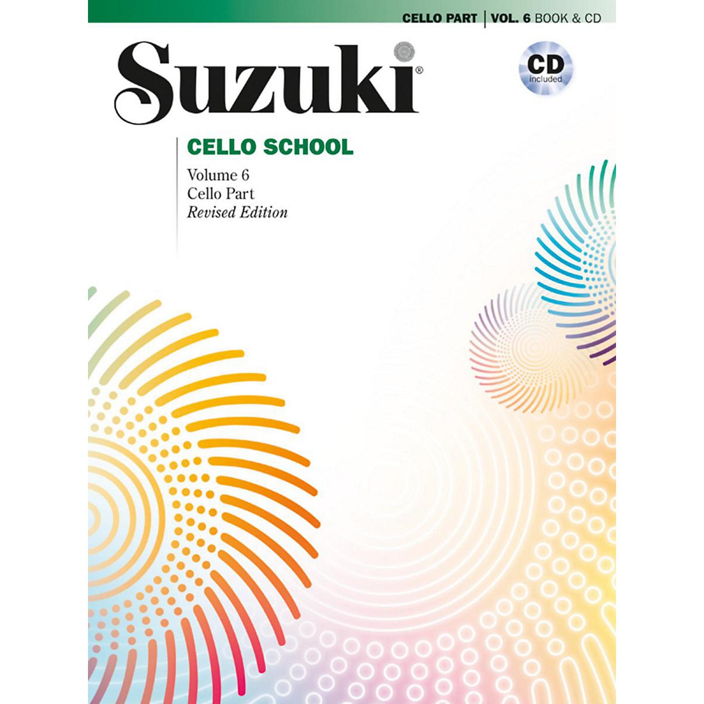 Suzuki Suzuki Cello School Cello Part & CD, Volume 6 Book & CD (Revised) thumbnail