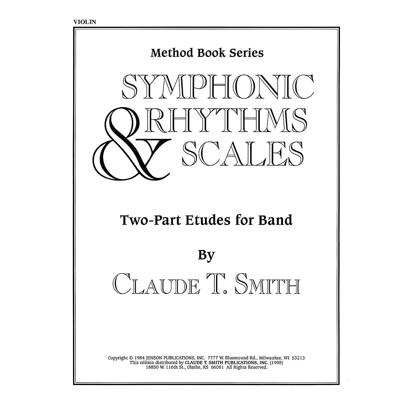 Hal Leonard Symphonic Rhythms & Scales (TwoPart Etudes for Band and