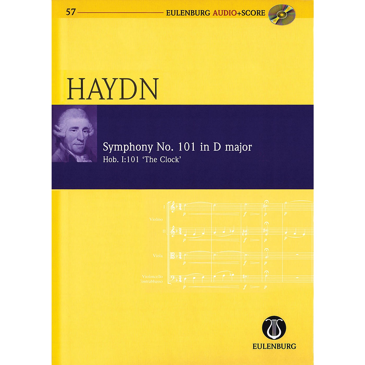 Eulenburg Symphony No 101 in D Major Hob I:101 The Clock Eulenberg Audio plus Score w/ CD by Haydn thumbnail