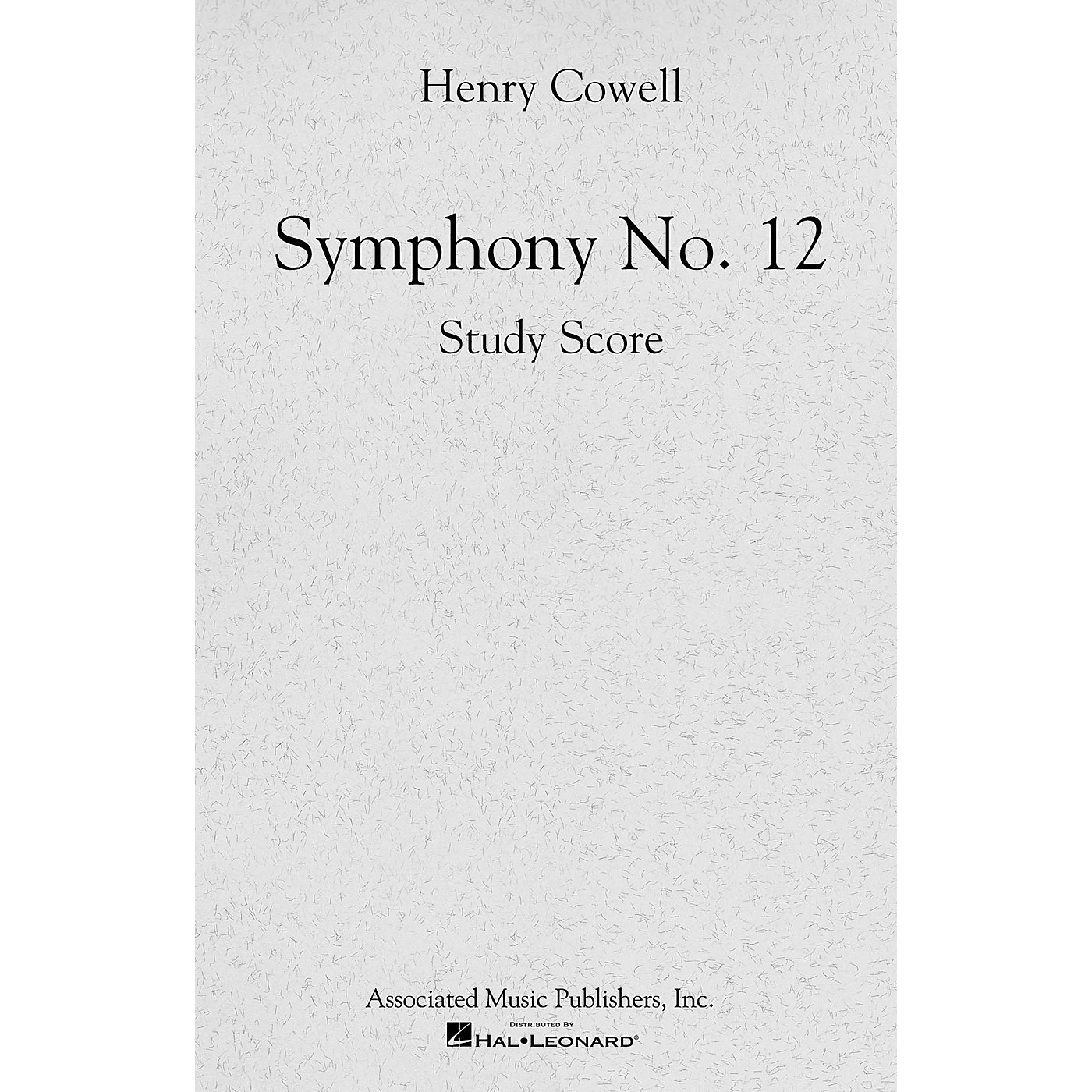 Associated Symphony No. 12 (Full Score) Study Score Series Composed by Henry Cowell thumbnail