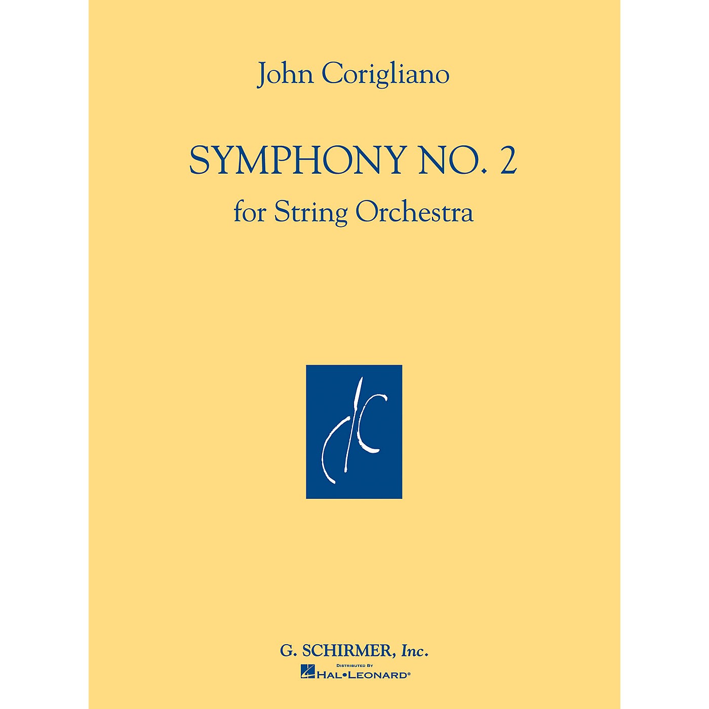 G. Schirmer Symphony No. 2 (for String Orchestra Full Score) Study Score Series Composed by John Corigliano thumbnail