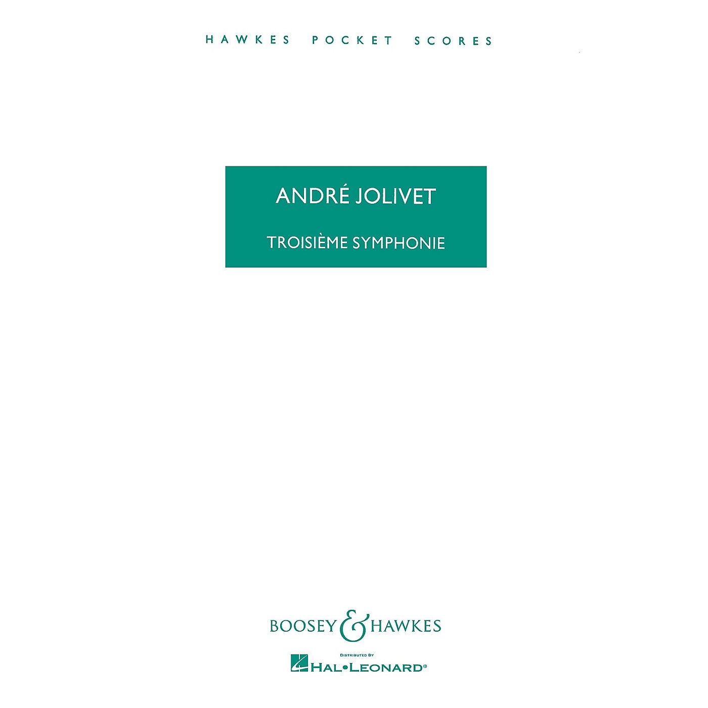 Boosey and Hawkes Symphony No. 3 Boosey & Hawkes Scores/Books Series Composed by André Jolivet thumbnail