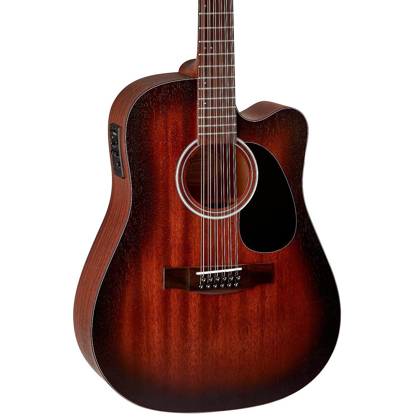 Mitchell T331-TCE-BST Terra 12-String Acoustic-Electric Dreadnought Mahogany Top Guitar thumbnail