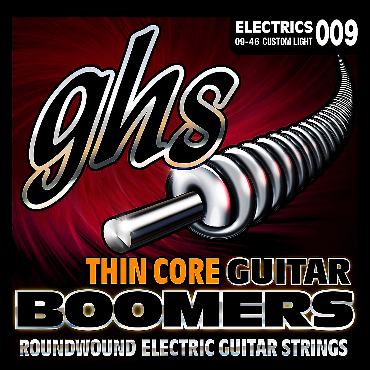GHS TC-GBCL Thin Core Boomers Custom Light Electric Guitar Strings (9-46) thumbnail