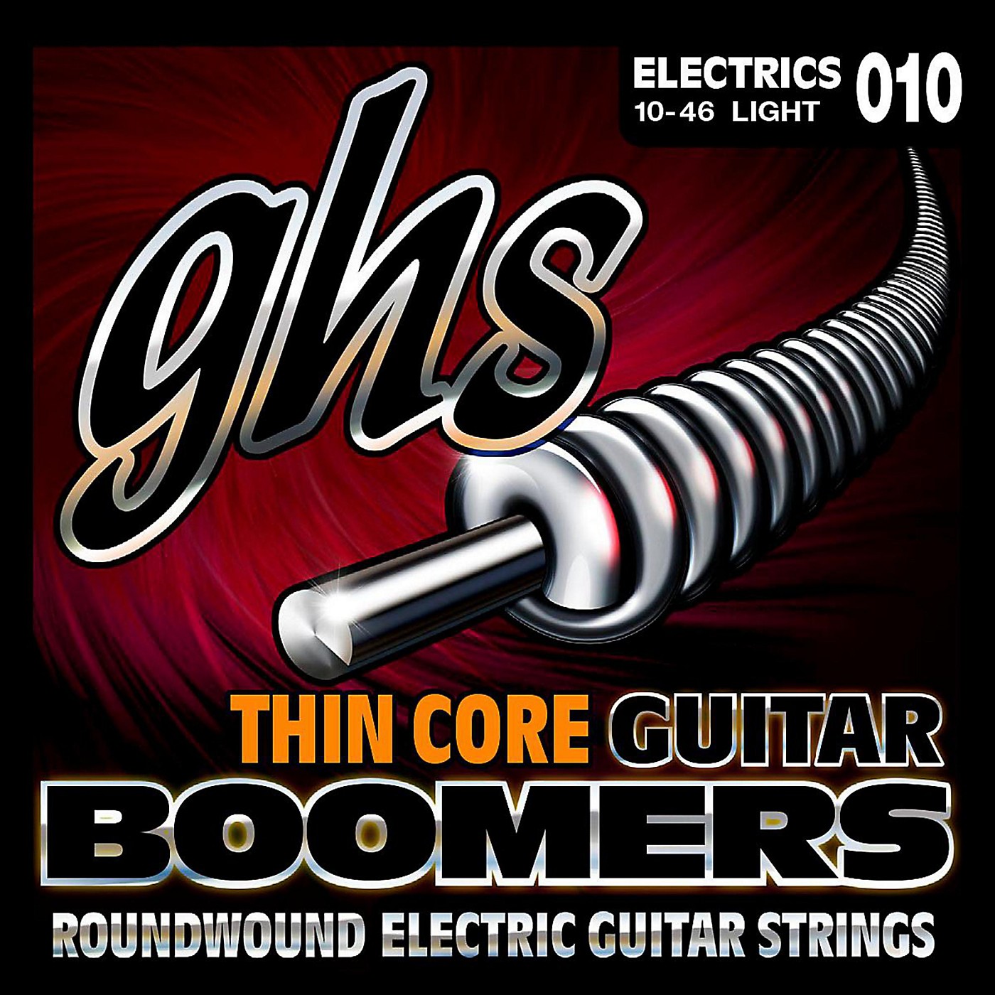 GHS TC-GBL Thin Core Boomers Light Electric Guitar Strings (10-46) thumbnail