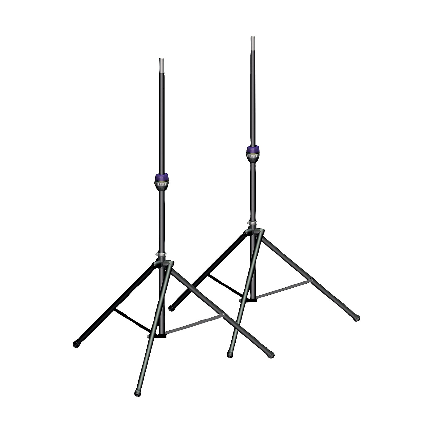 Ultimate Support TS-99BL Tall Leveling-Leg Speaker Stand Pair Black thumbnail