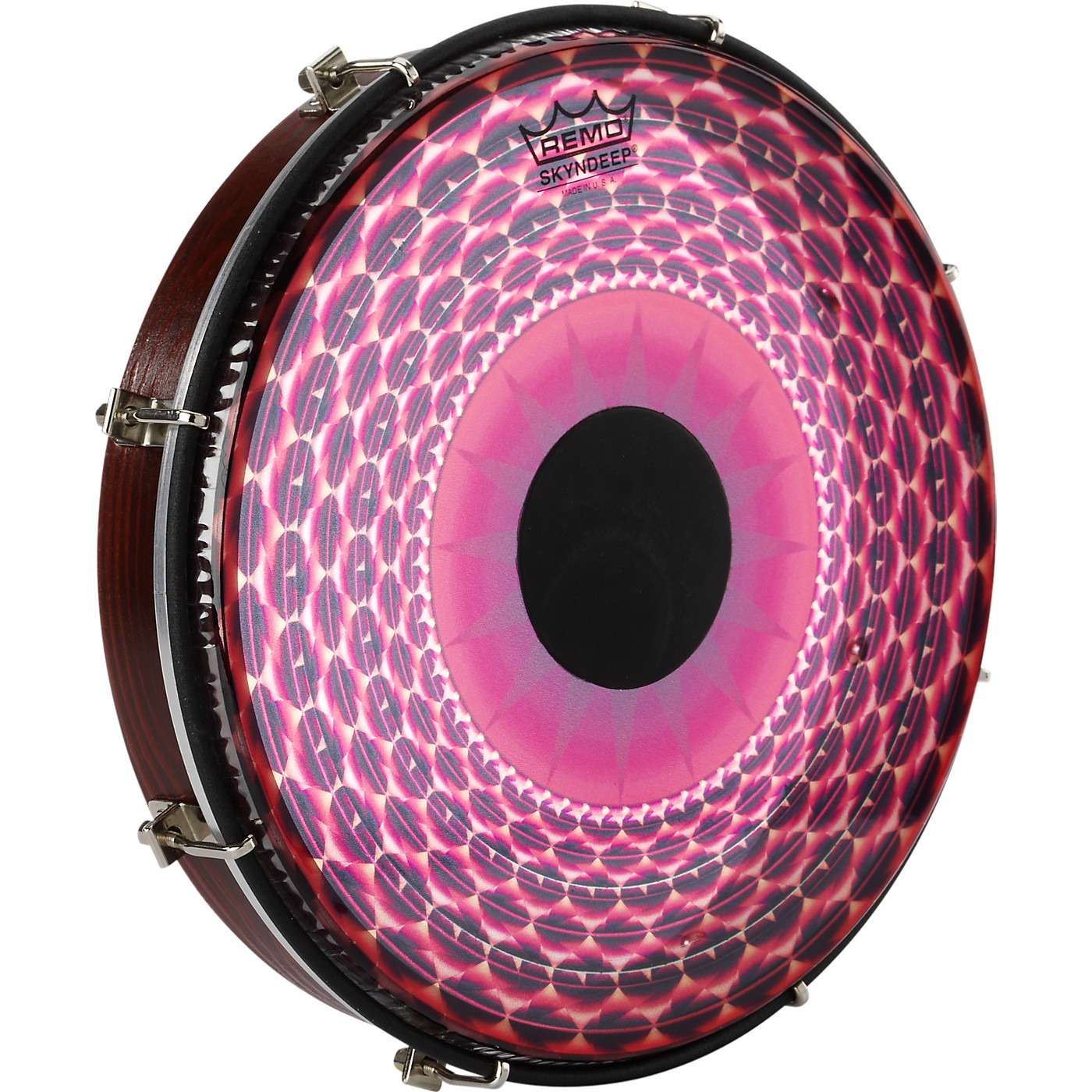 Remo Red Radial Clear Tone 10 in. Tablatone Frame Drum Woodwind