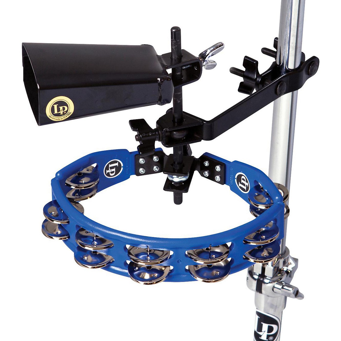 LP Tambourine and Cowbell with Mount Kit Woodwind & Brasswind