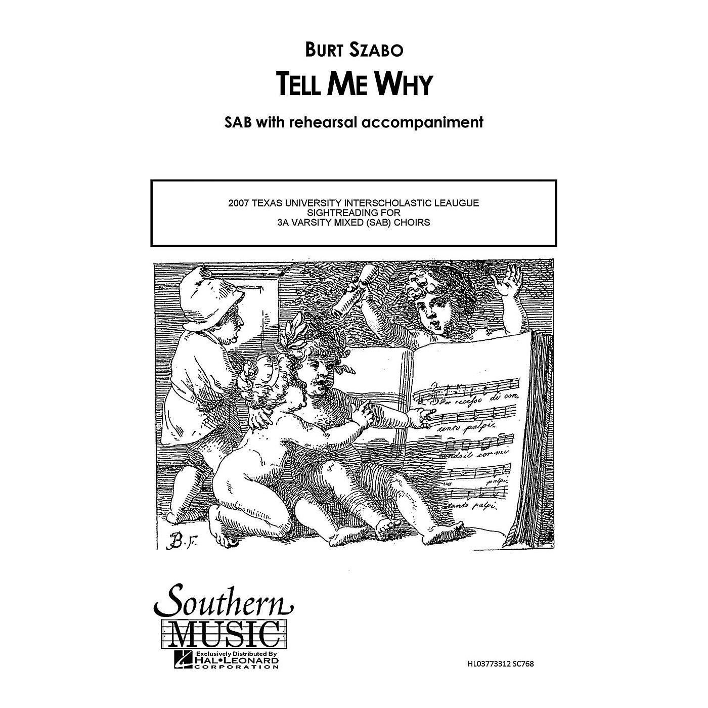 Hal Leonard Tell Me Why (Choral Music/Octavo Secular Sab) SAB Composed by Szabo, Burt thumbnail
