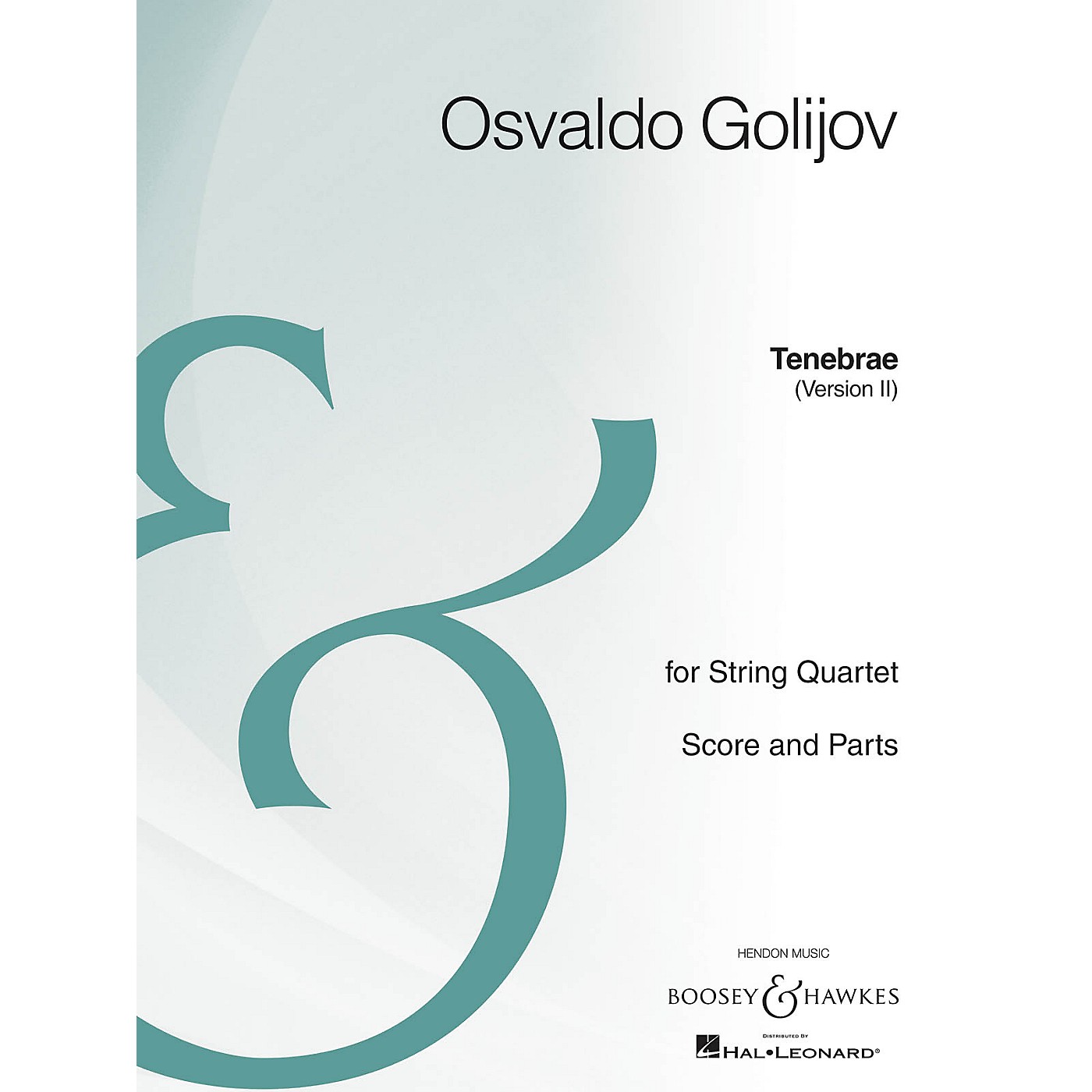 Boosey and Hawkes Tenebrae (Version II) Boosey & Hawkes Chamber Music Series Composed by Osvaldo Golijov thumbnail