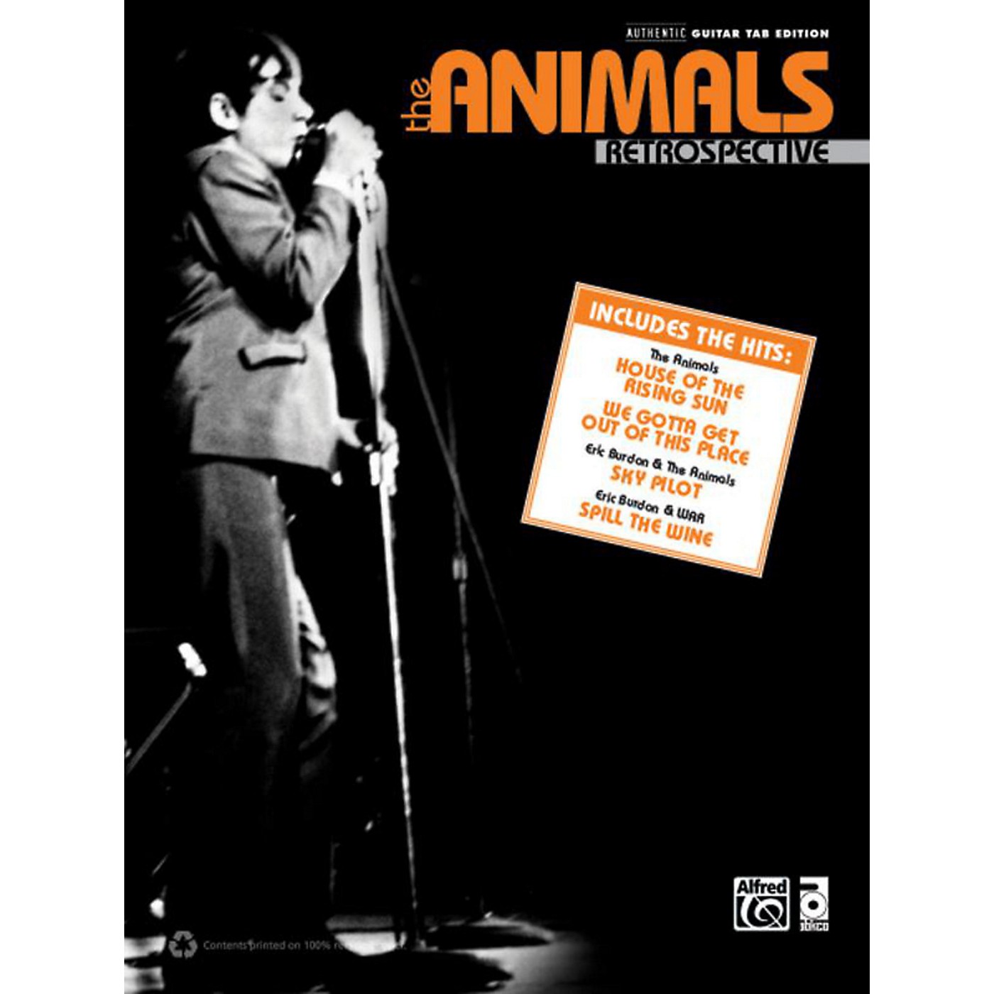 Alfred The Animals Retrospective Guitar TAB Book thumbnail