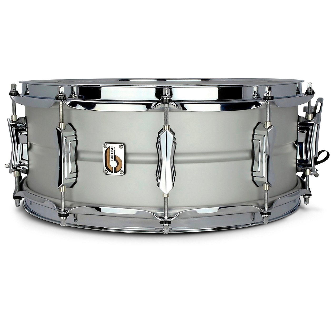 British Drum Co. The Aviator Aluminum Snare Drum Woodwind & Brasswind