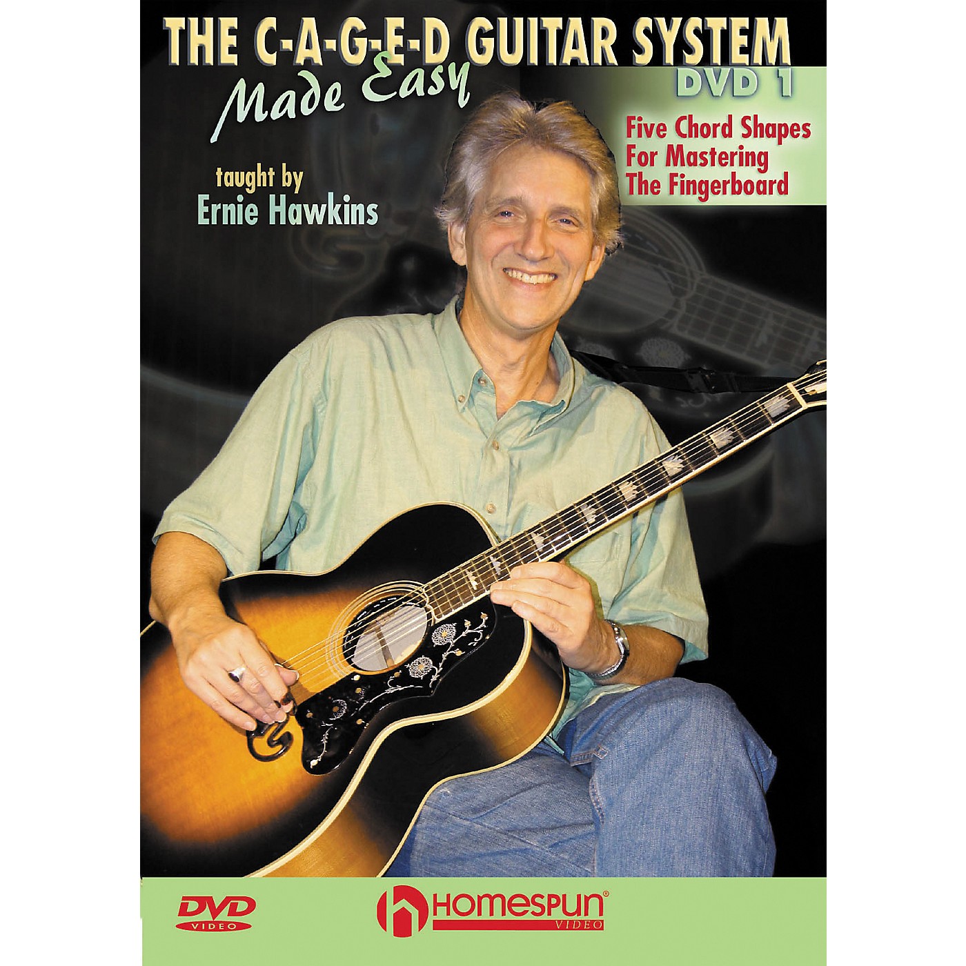Homespun The C-A-G-E-D Guitar System Made Easy DVD 1 thumbnail