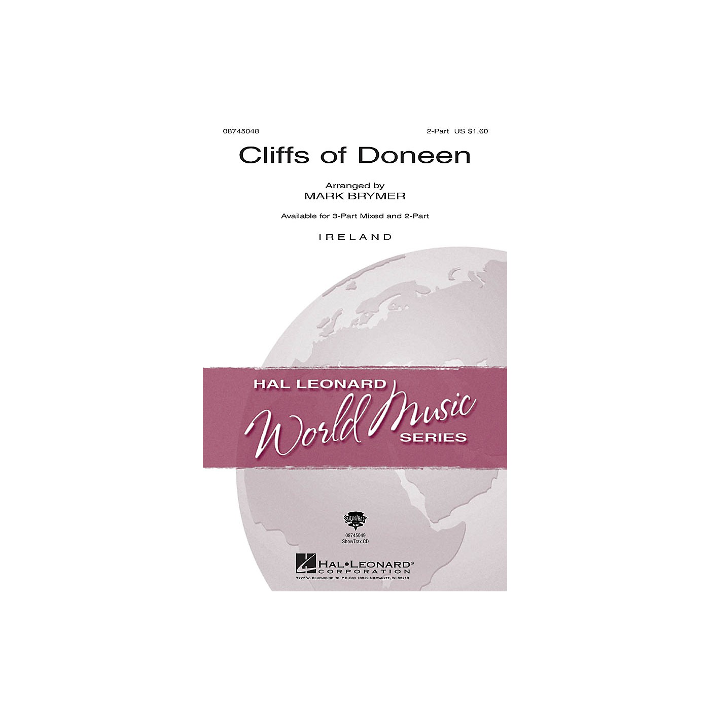 Hal Leonard The Cliffs of Doneen 3-Part Mixed Arranged by Mark Brymer thumbnail