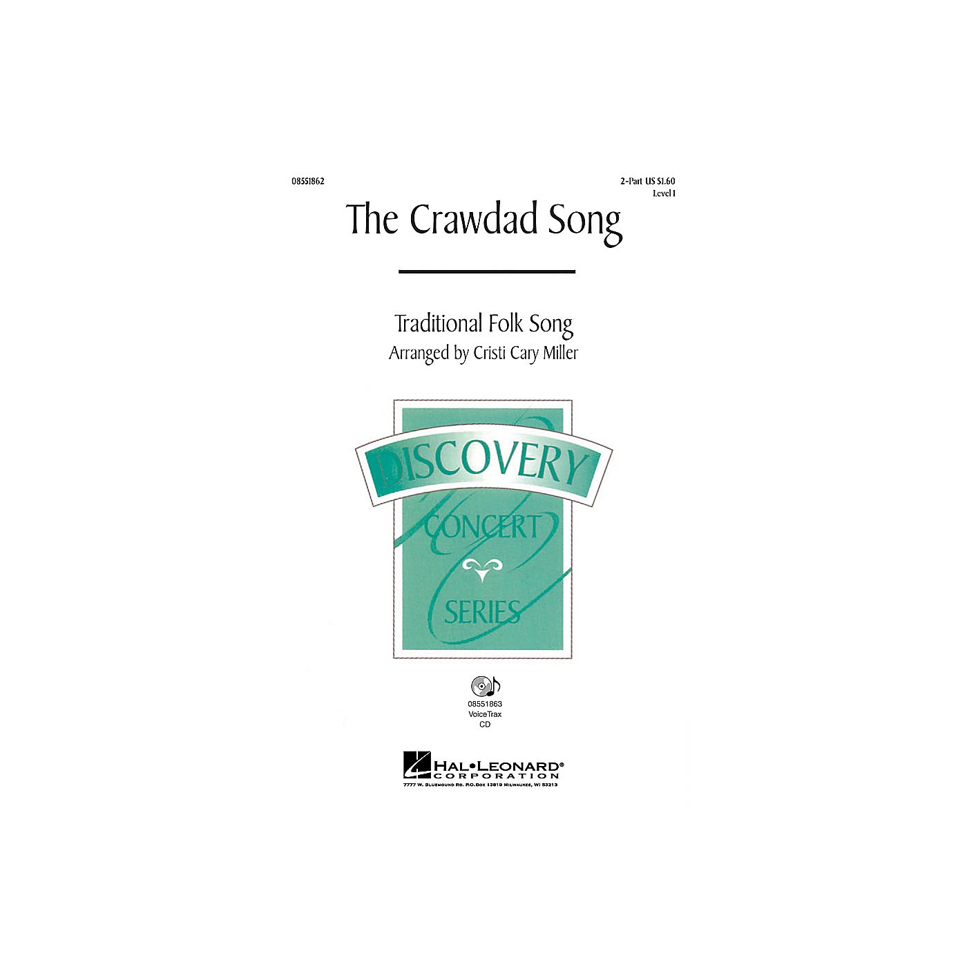 Hal Leonard The Crawdad Song VoiceTrax CD Arranged by Cristi Cary Miller thumbnail