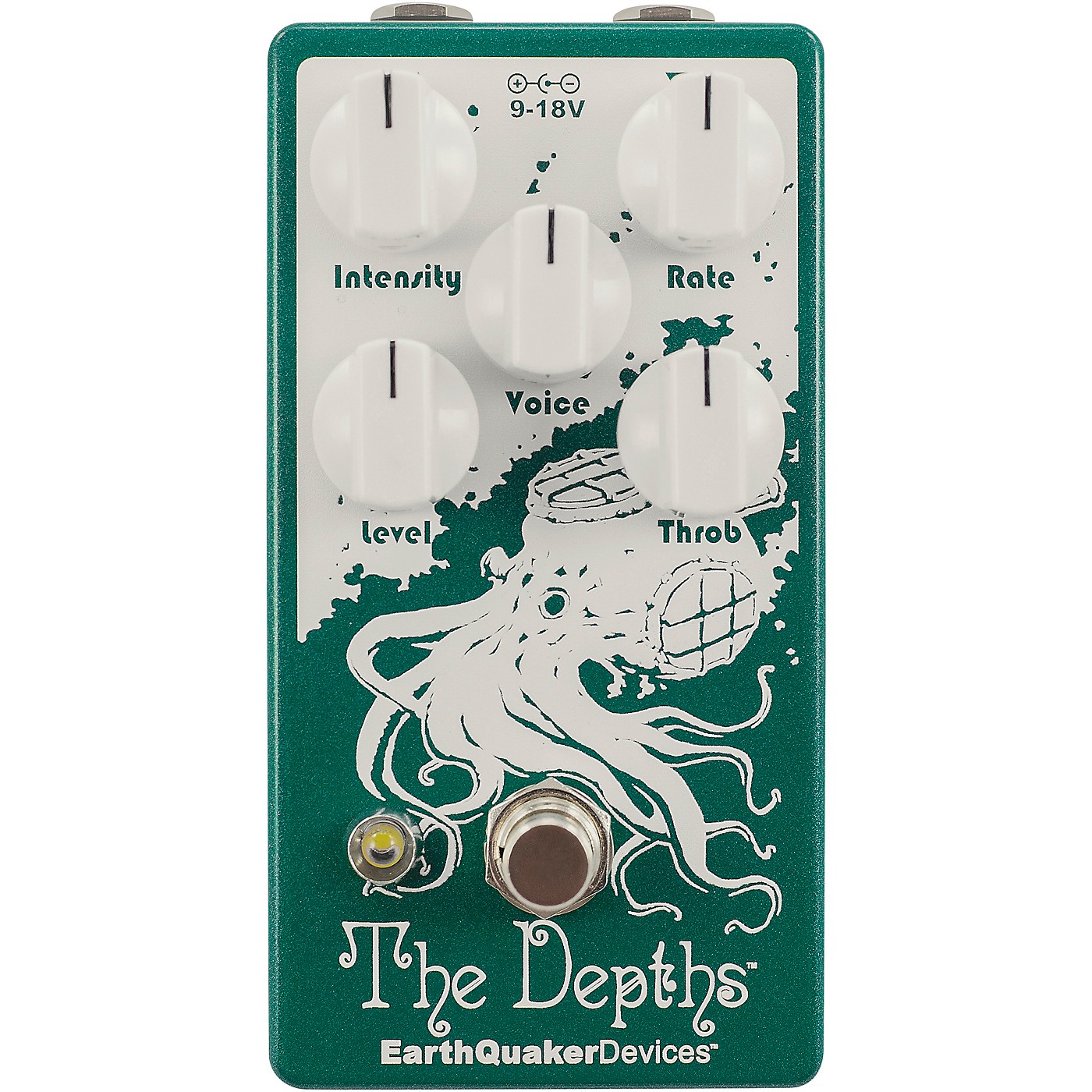 EarthQuaker Devices The Depths V2 Optical Vibe Effects Pedal thumbnail