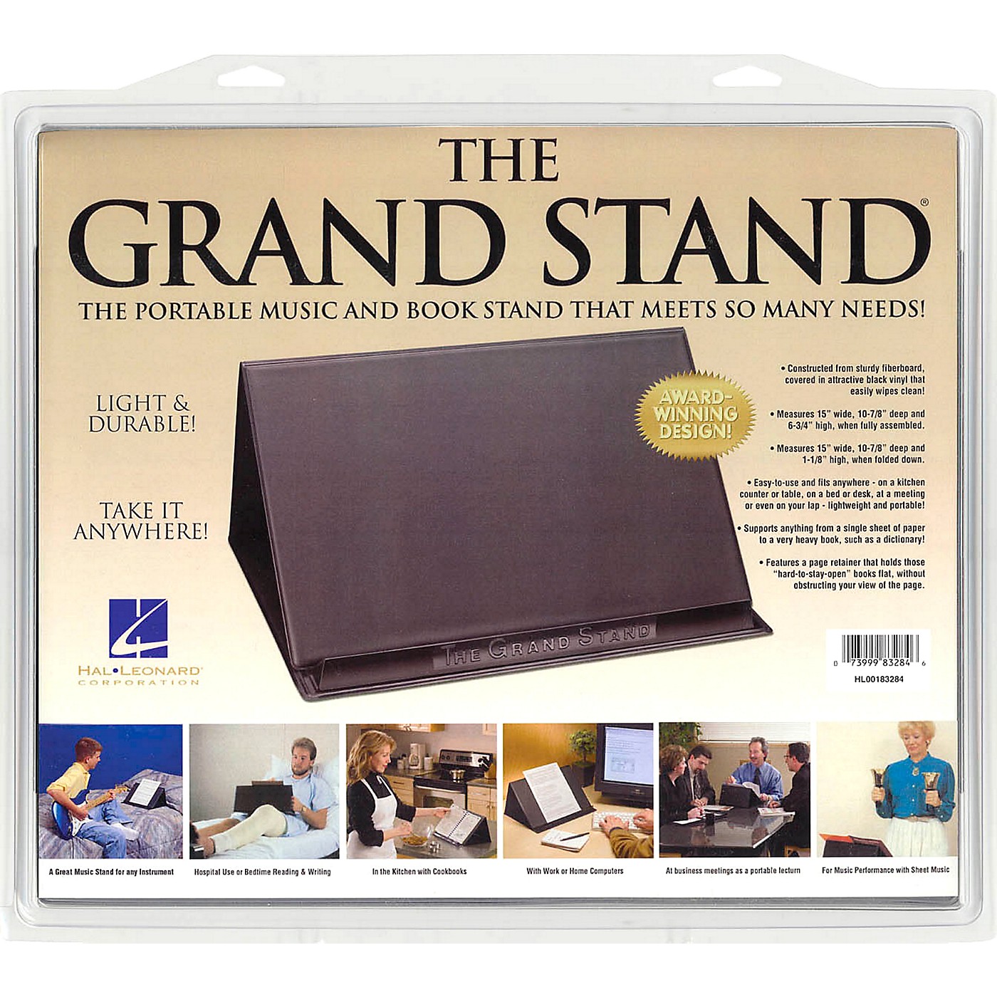 Hal Leonard The Grand Stand Portable Music and Book Stand thumbnail