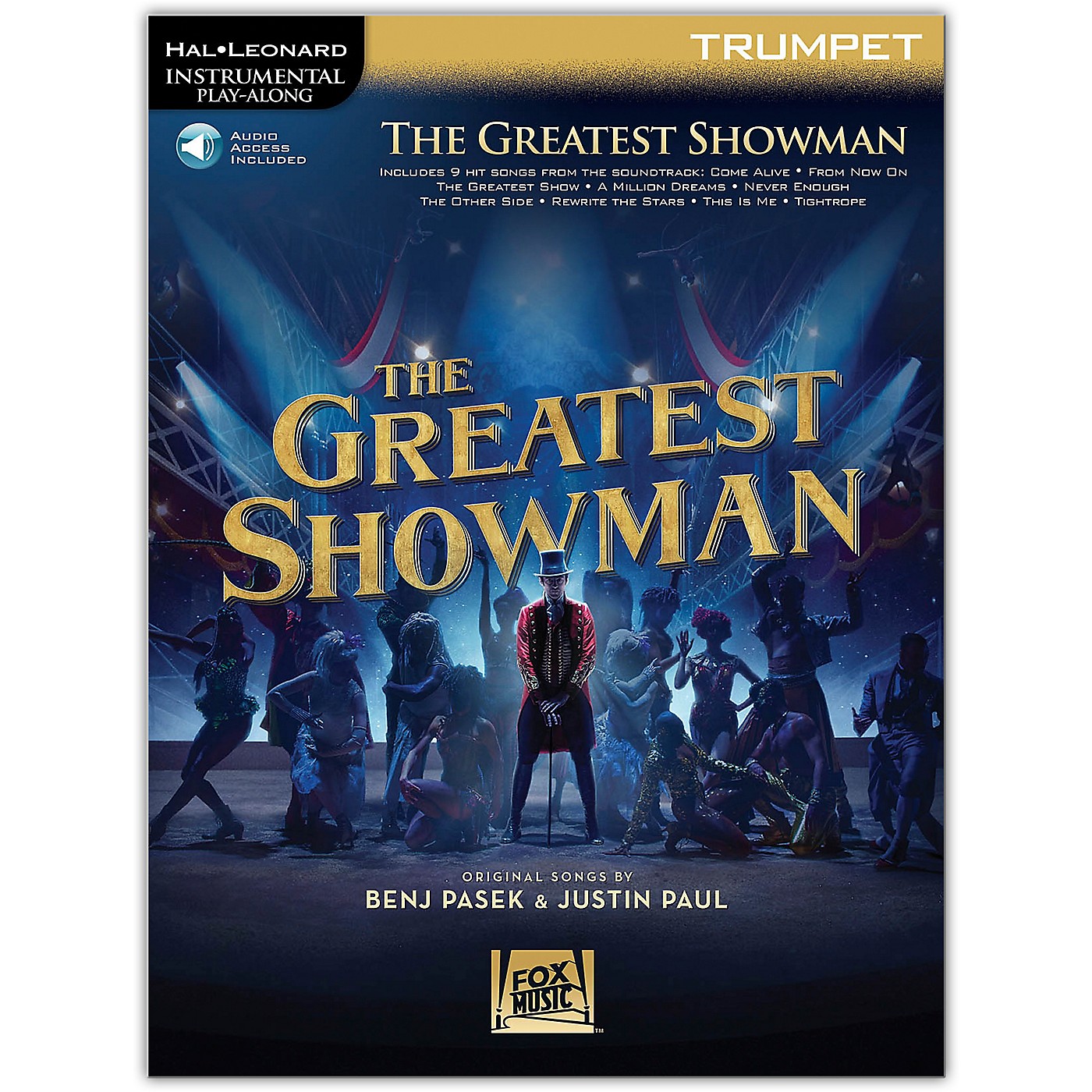 Hal Leonard The Greatest Showman Instrumental Play-Along Series for Trumpet Book/Online Audio thumbnail