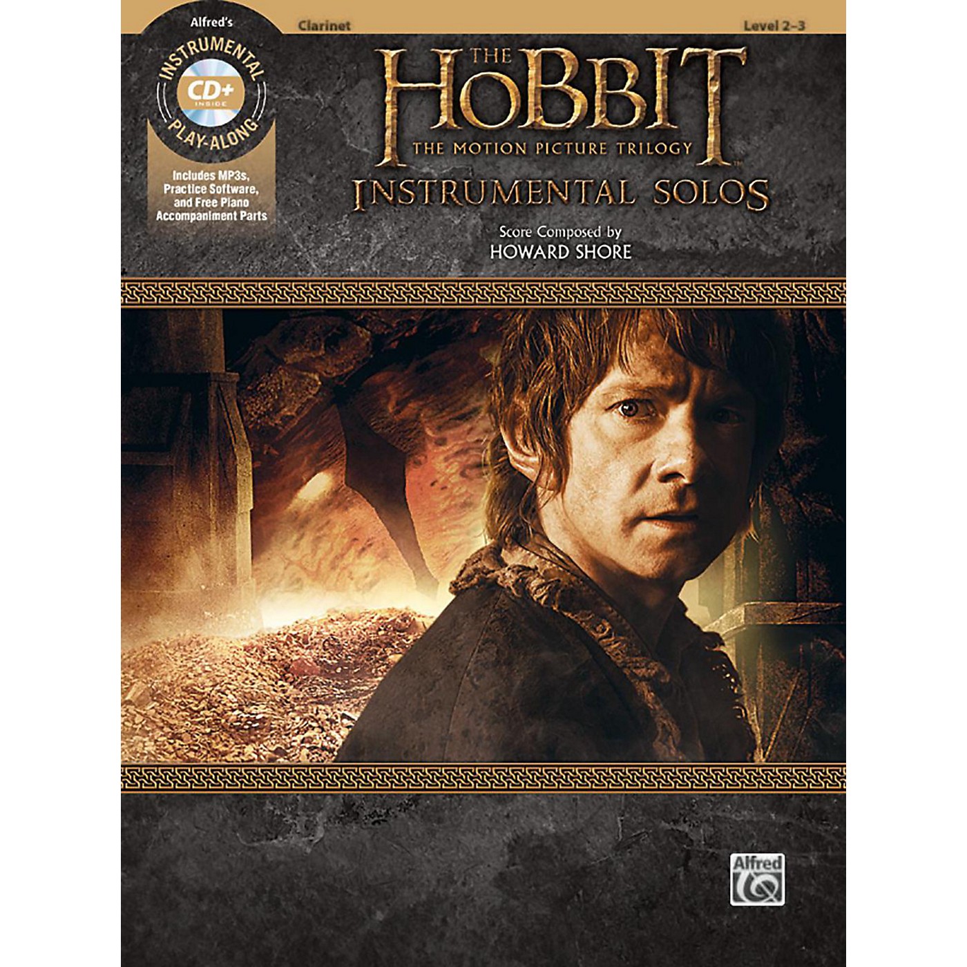 Alfred The Hobbit - The Motion Picture Trilogy Instrumental Solos Clarinet Book & CD Level 2-3 Songbook thumbnail