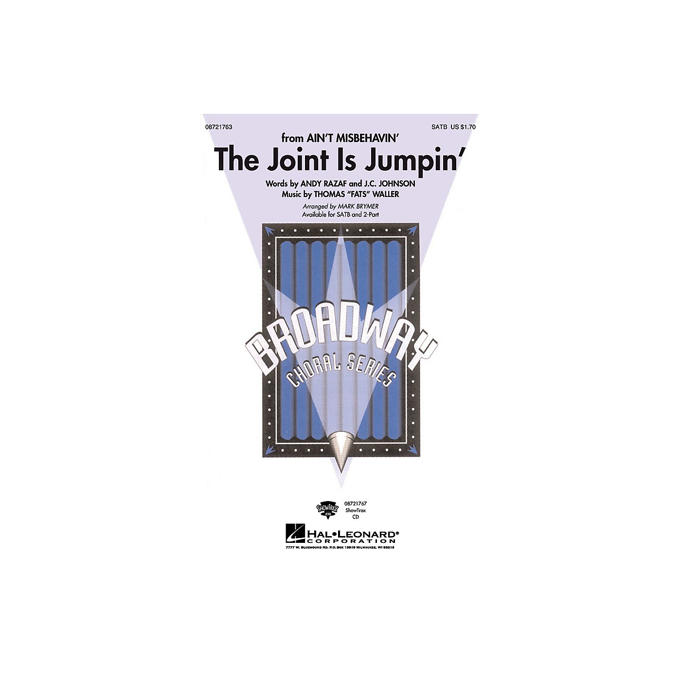Hal Leonard The Joint Is Jumpin' 2-Part Arranged by Mark Brymer thumbnail