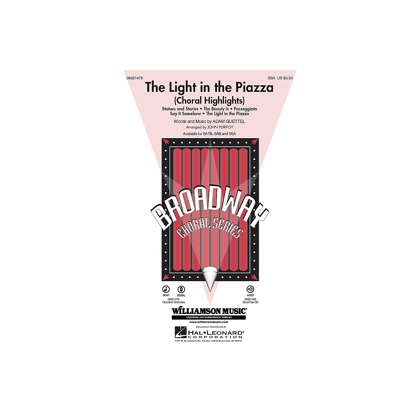 Hal Leonard The Light in the Piazza (Choral Highlights) SSA arranged by John Purifoy thumbnail