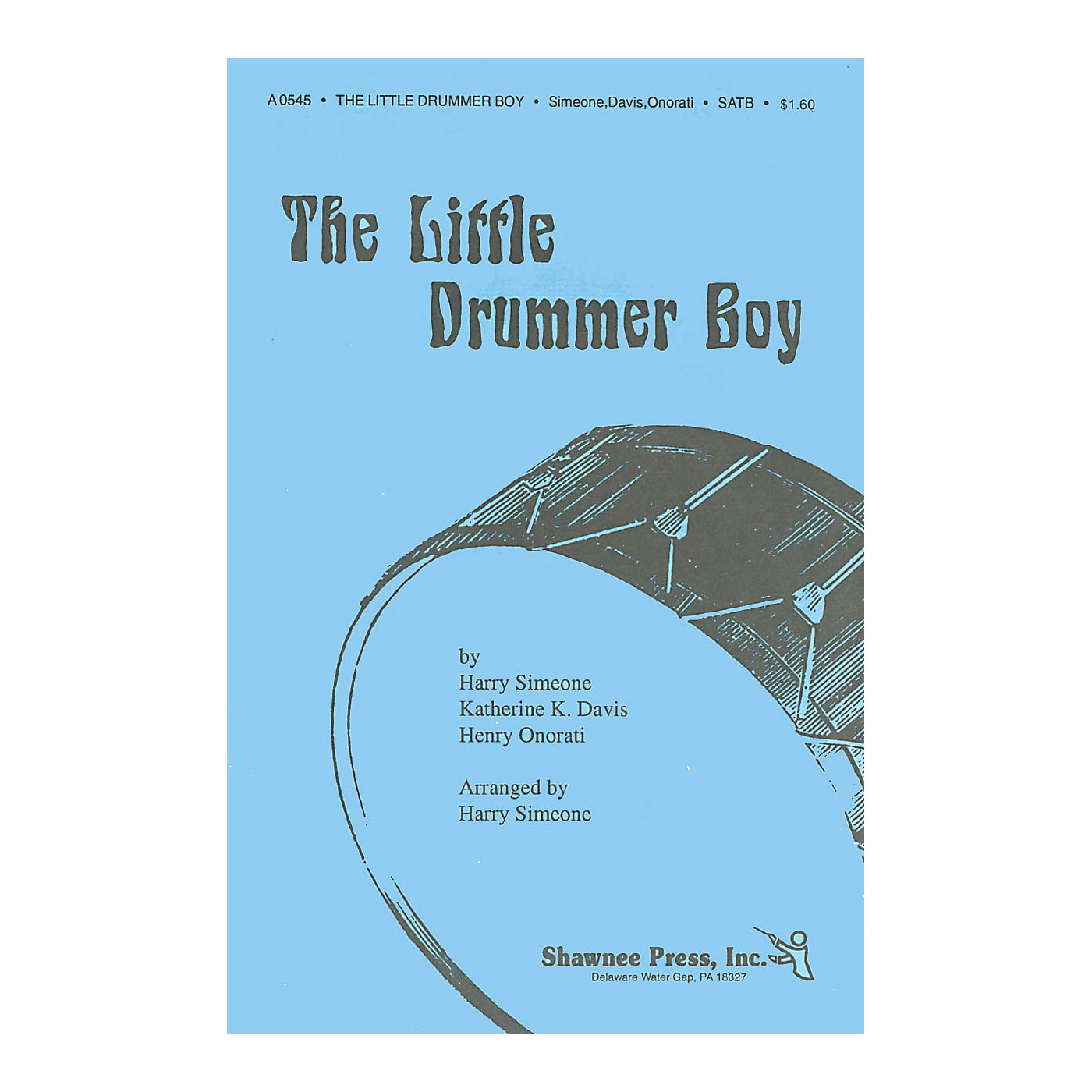 Shawnee Press The Little Drummer Boy SAB Arranged by Harry Simeone thumbnail