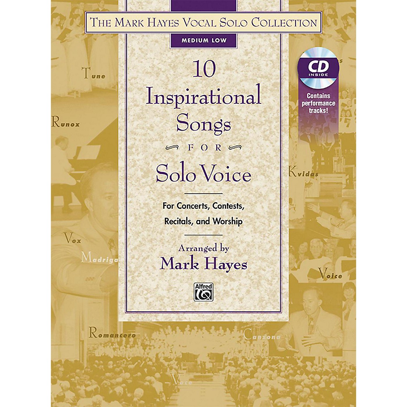 Alfred The Mark Hayes Vocal Solo Collection 10 Inspirational Songs Solo Voice Medium Low Bk & Acc.CD thumbnail