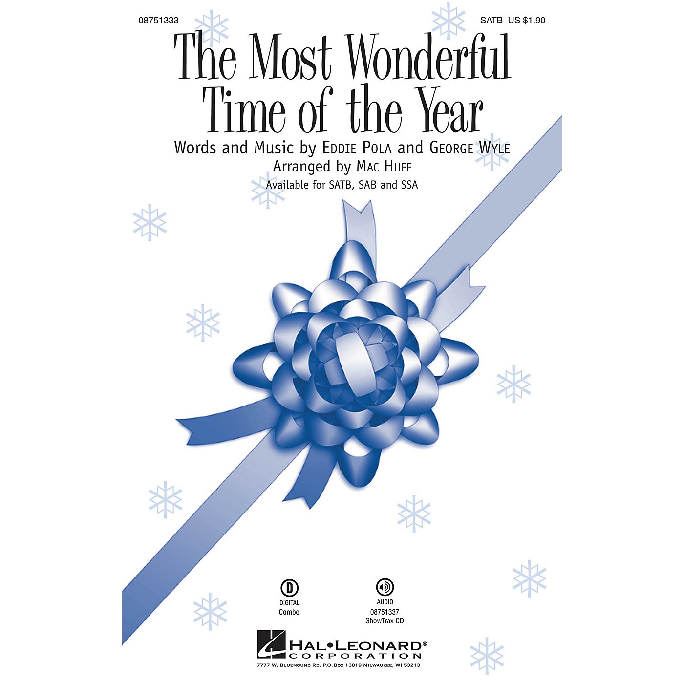 Hal Leonard The Most Wonderful Time of the Year SSA by Andy Williams Arranged by Mac Huff thumbnail