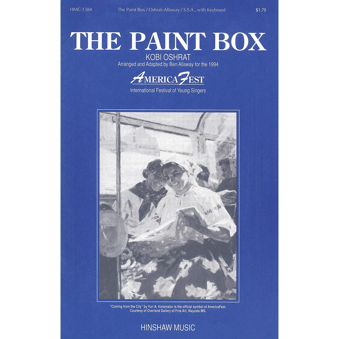 Hinshaw Music The Paint Box SSA arranged by Ben Allaway thumbnail